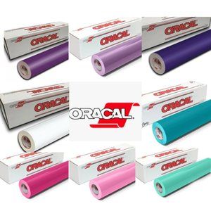 COPY - Oracal 8 Pack 12" x 1 Yard 651 Series Outdoor Cricut Adhesive Vinyl Stic…